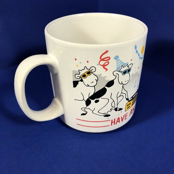 Cow Udderly Fantastic Birthday Mug Party Cup Gift - Picture 2 of 8